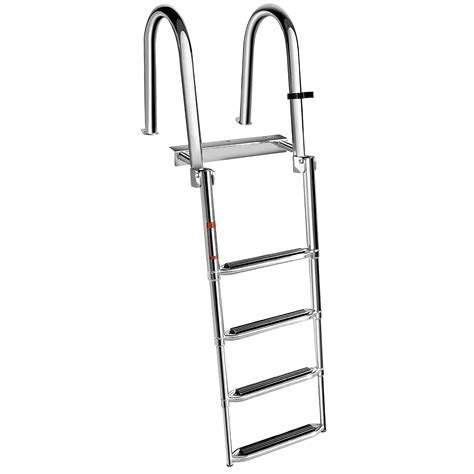 pontoon boat front ladder|pontoon boat telescoping ladder.